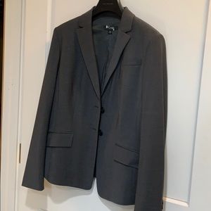 Ann Taylor gray suit jacket